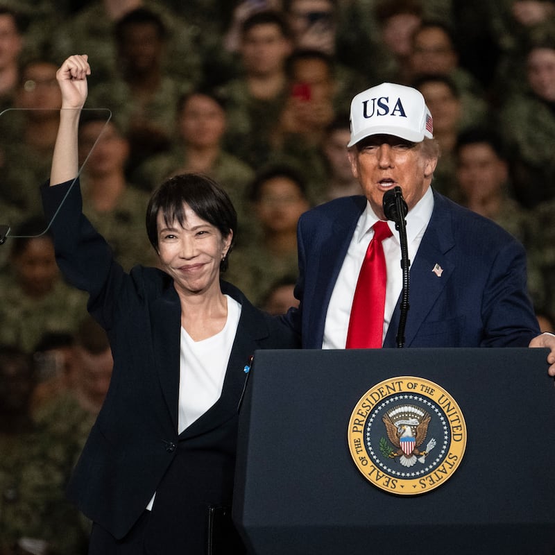 Trump welcomes Japan prime minister’s promise to accelerate military build-up