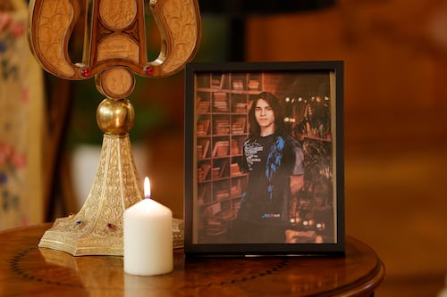 Ukrainians in Dublin mourn teenager Vadym Davydenko at Orthodox memorial service